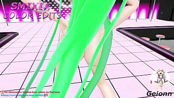 HENTAI KIYOHIME FATE SÉRIE BERSERKER NUDE DANCE MMD 3D PONYTAIL LONG GREEN HAIR COLOR EDIT SMIXIX