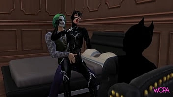 [TRAILER] Corno do Batman. Coringa fazendo sexo com a Mulher-Gato na frente do Batman