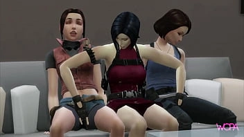 [TRAILER] Resident evil - Lesbian Parody - Ada Wong, Jill Valentine e Claire Redfield