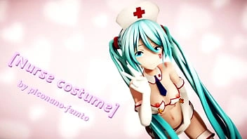 Hatsune Miku em Torne-se de Enfermeira, de [Piconano-Femto]