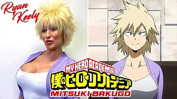 Camsoda - Sexy MILF Ryan Keely Cosplay como Mitsuki Bakugo Obtém Cum On Bush