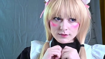 Vanilla Nekopara agrada sua buceta e bunda - Cosplay Amador Gamer SpookyBoogie